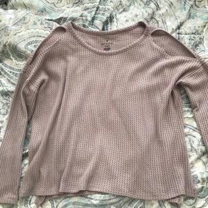 American Eagle Cold Shoulder Sweater